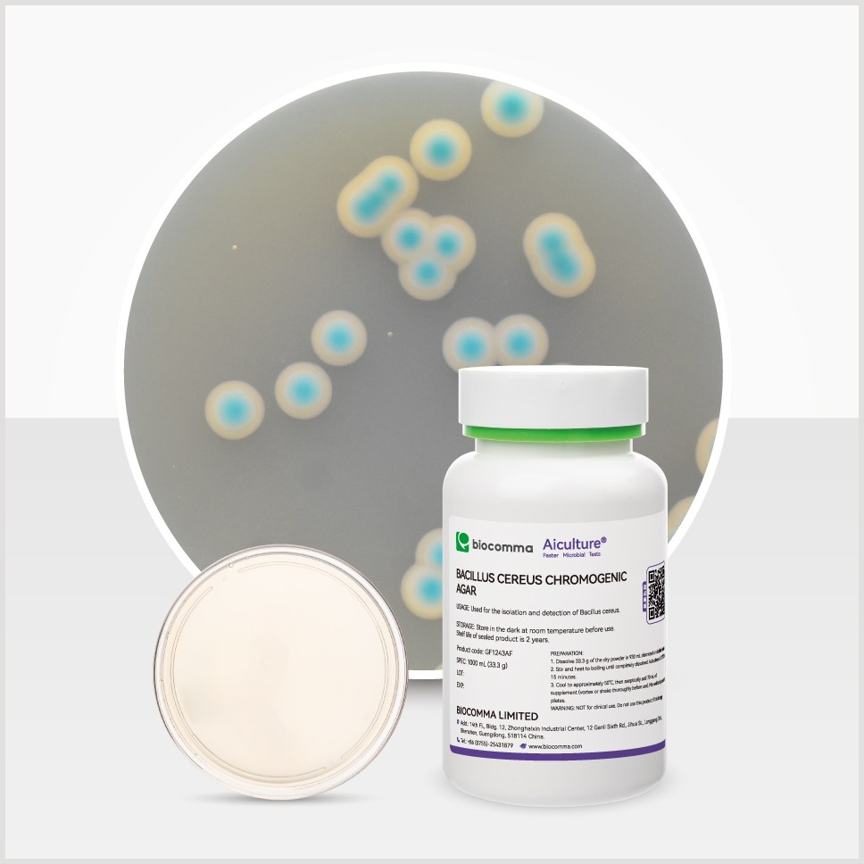 Bacillus cereus Chromogenic Agar