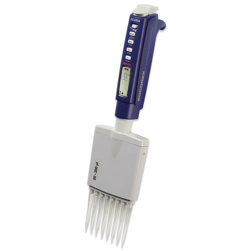 Socorex Acura electro 956 electronic multichannel pipette