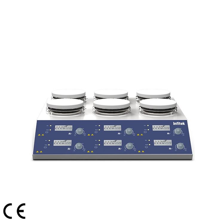 HPS-280-S6 6-Channel Combination Stirring Hotplate