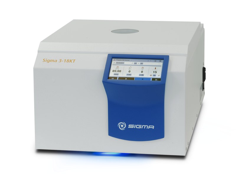 Sigma 3-18KT Refrigerated Benchtop Centrifuge with Touch Control