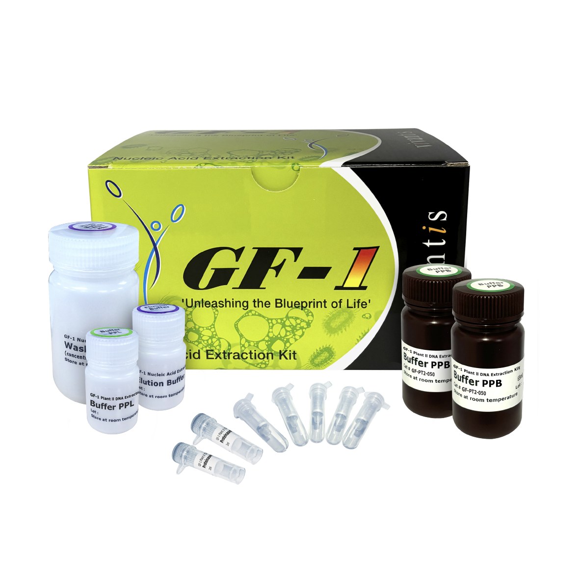 GF-1 Plant II DNA Extraction Kit (Proteinase K included)