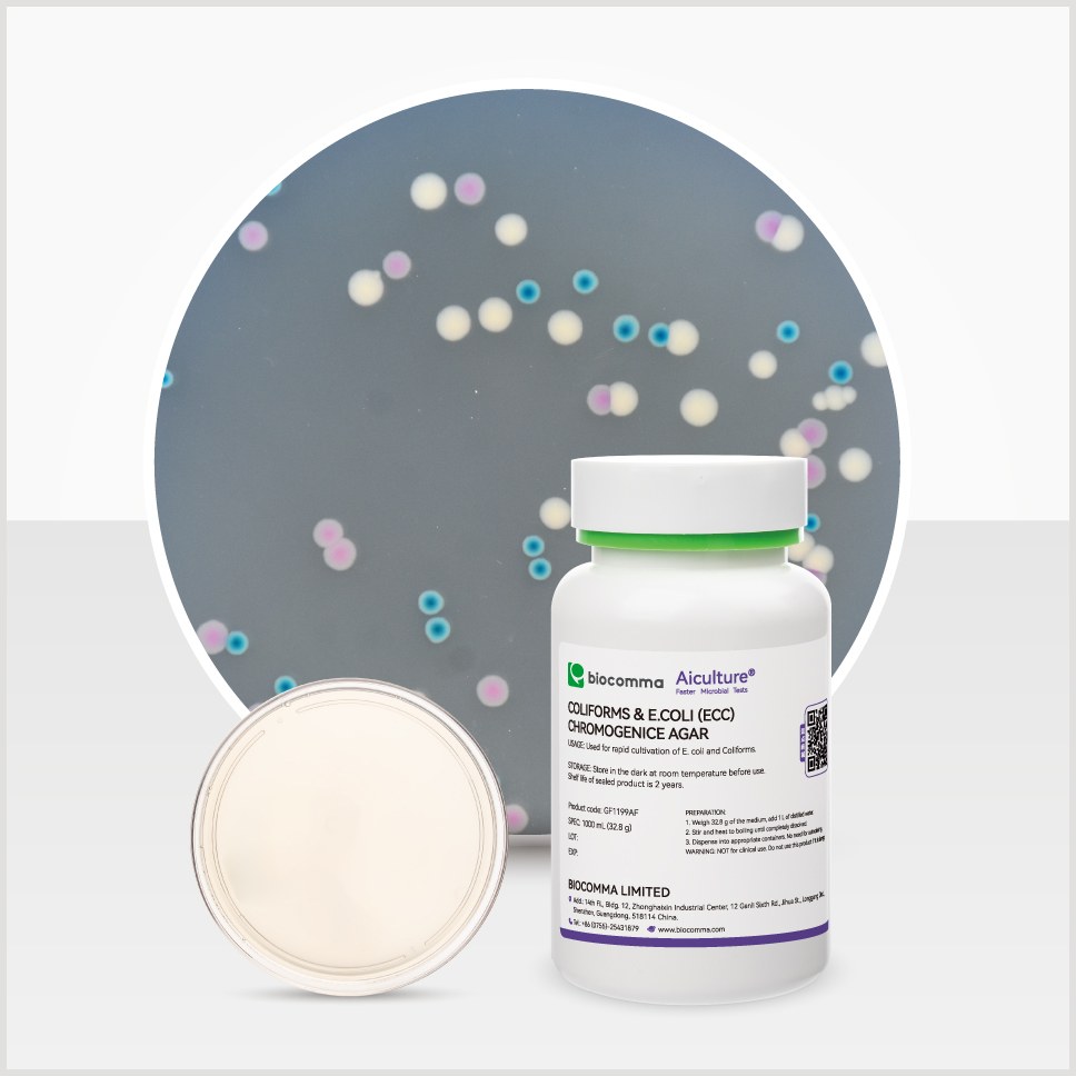 Coliforms & E. coli (ECC) Chromogenic Agar