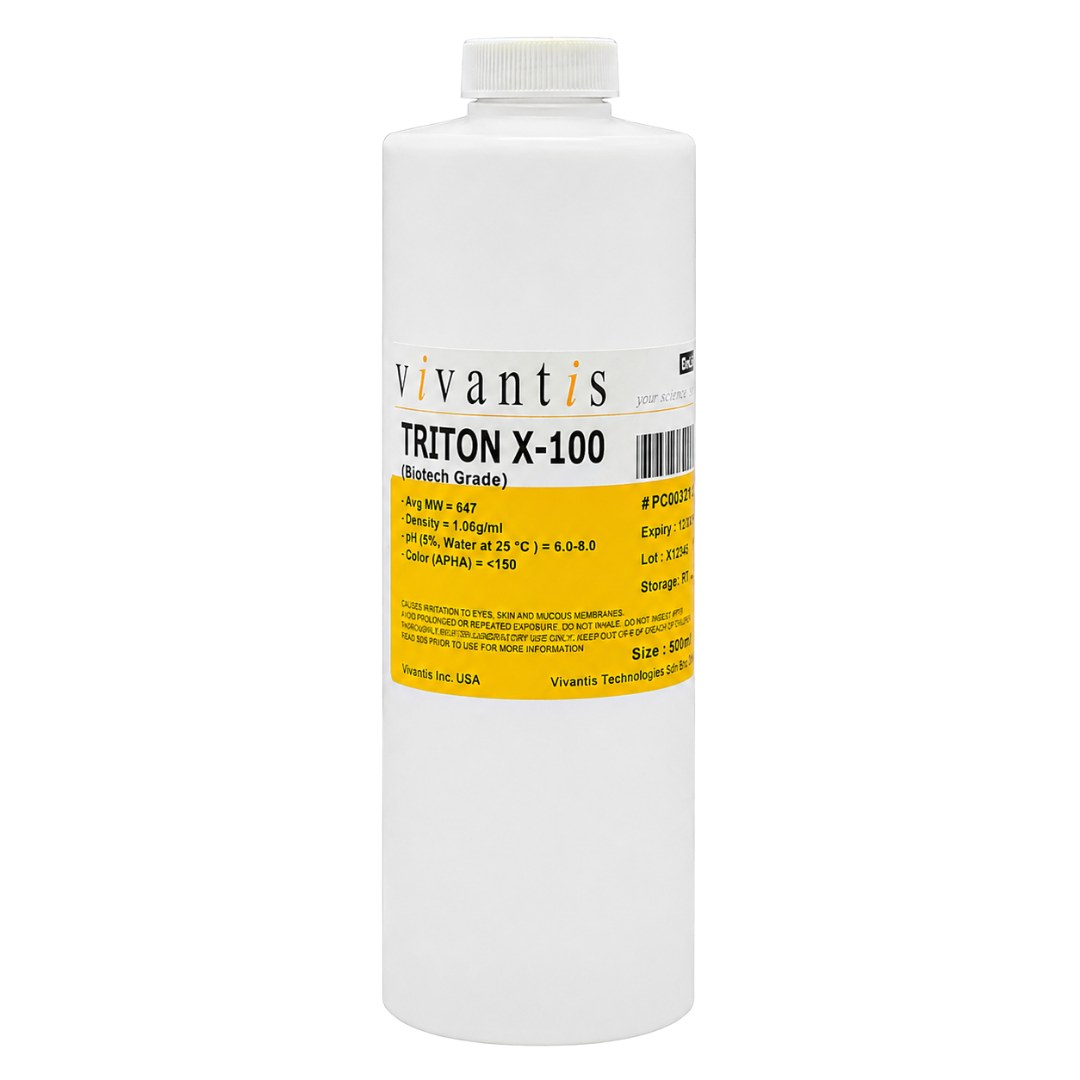 Detergents (Triton X-100, Tween 20, Tween 80, CHAPS, SDS)