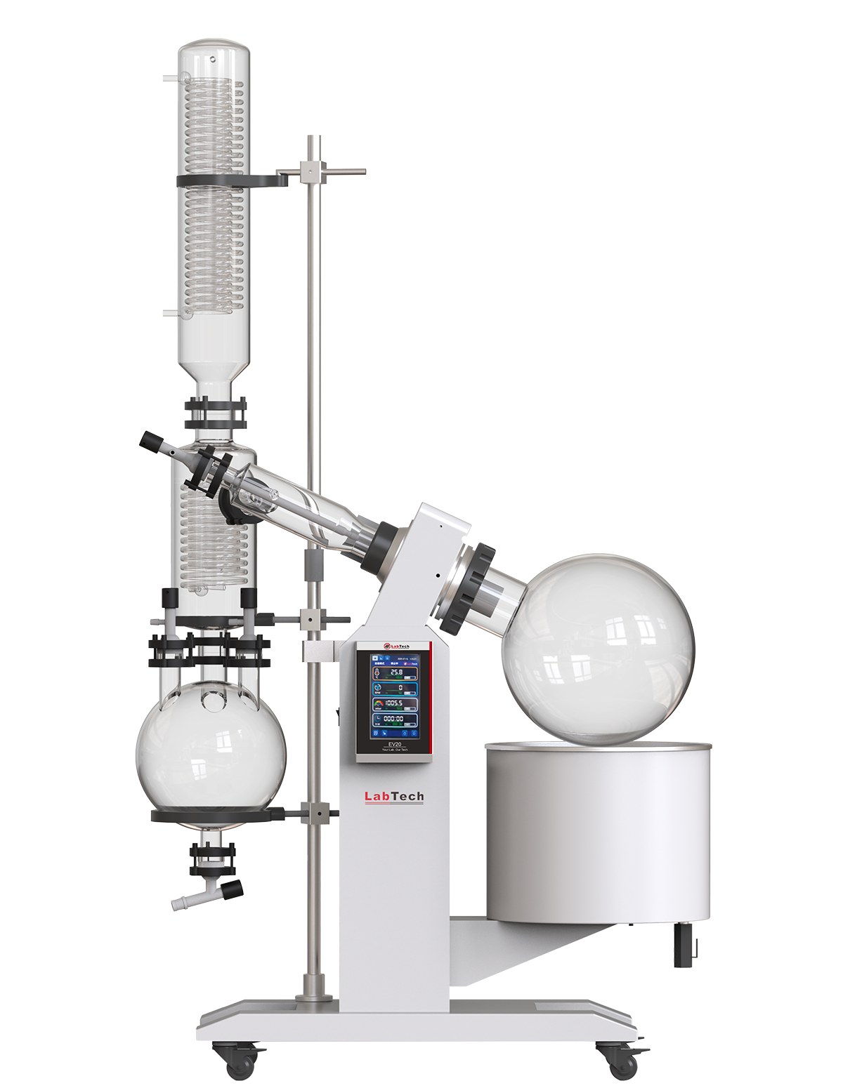EV Series 20 L and 50 L Pilot-Scale Large Rotary Evaporators