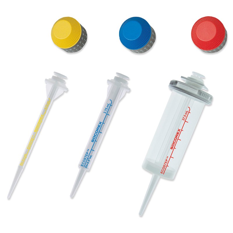 Socorex Ecostep syringes for Stepper repeater pipettes