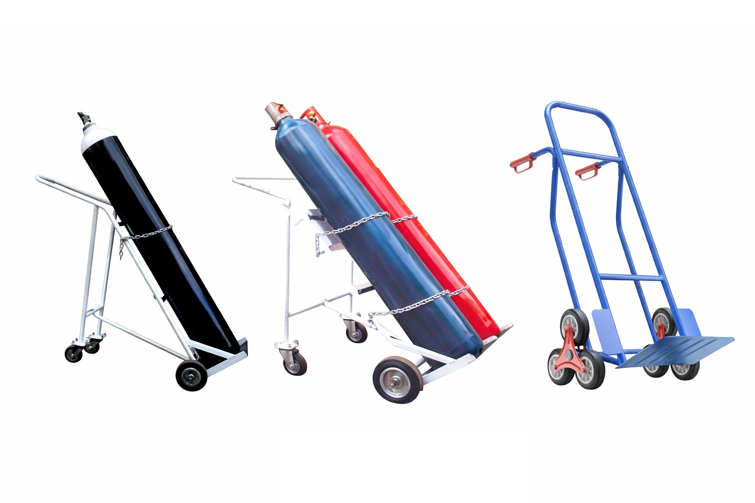 Cylinder Trolley and Cylinder Mounting Bracket