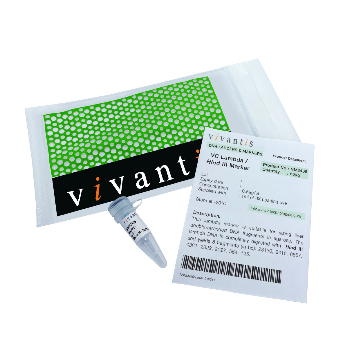 VC Lambda / HindIII Marker