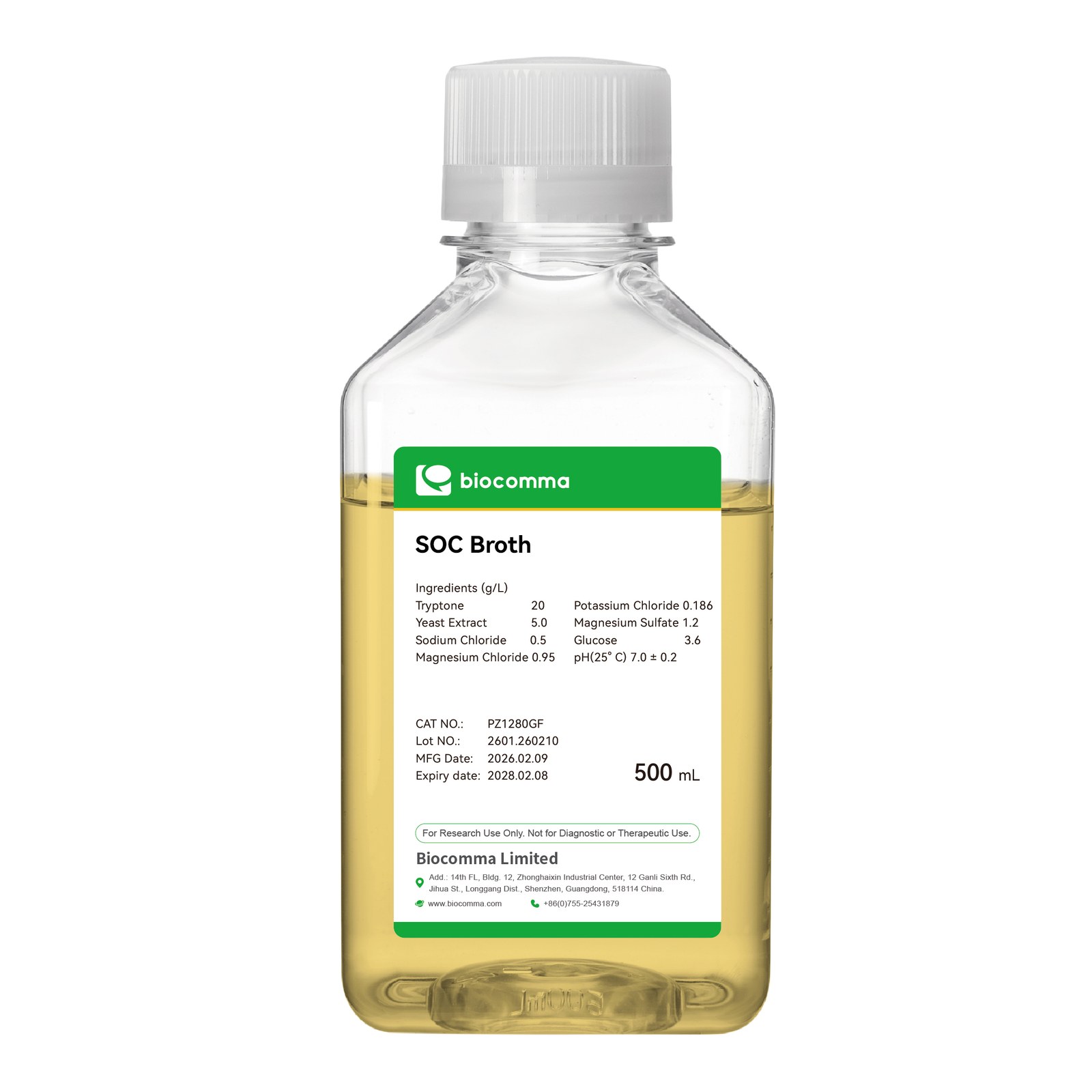 SOC Broth (Ready-to-Use Liquid)