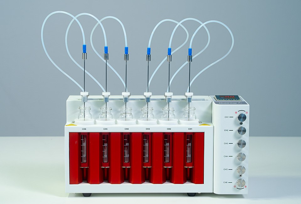 MultiVap 6 Six-Channel Nitrogen Evaporator Concentrator
