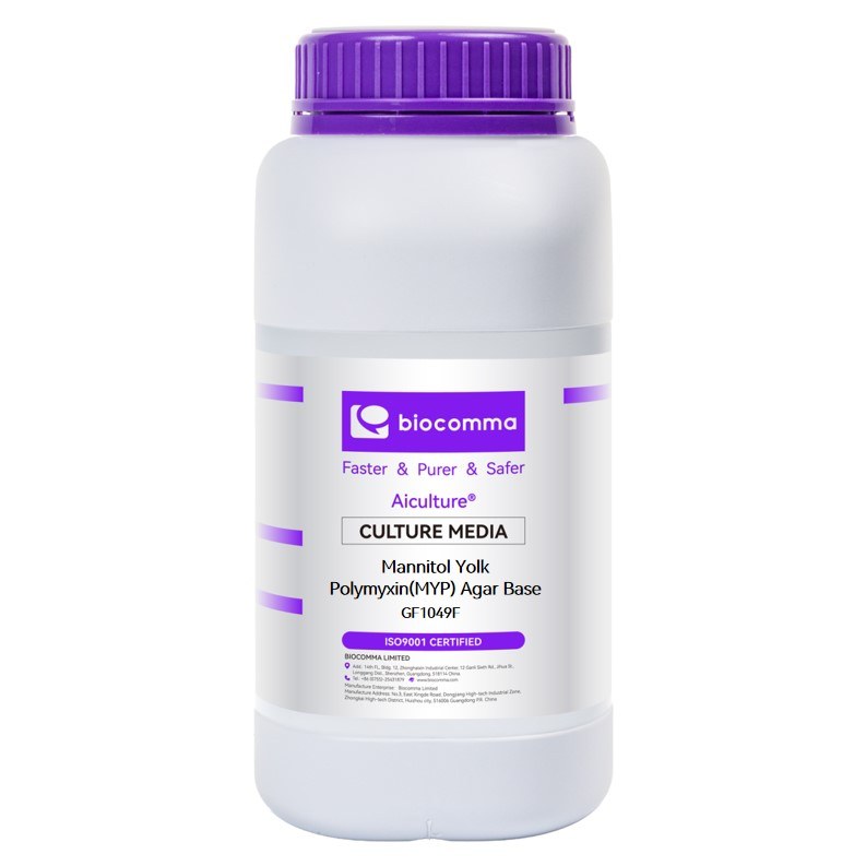 Mannitol Yolk Polymyxin (MYP) Agar Base